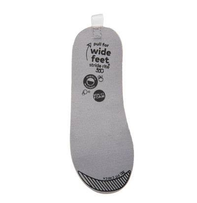 Featuring a removable insole for added comfort and cushioning.