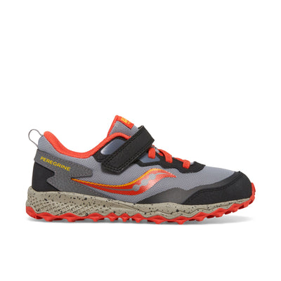 Saucony Peregrine KDZ A/C Shield – Grey/Red/Yellow