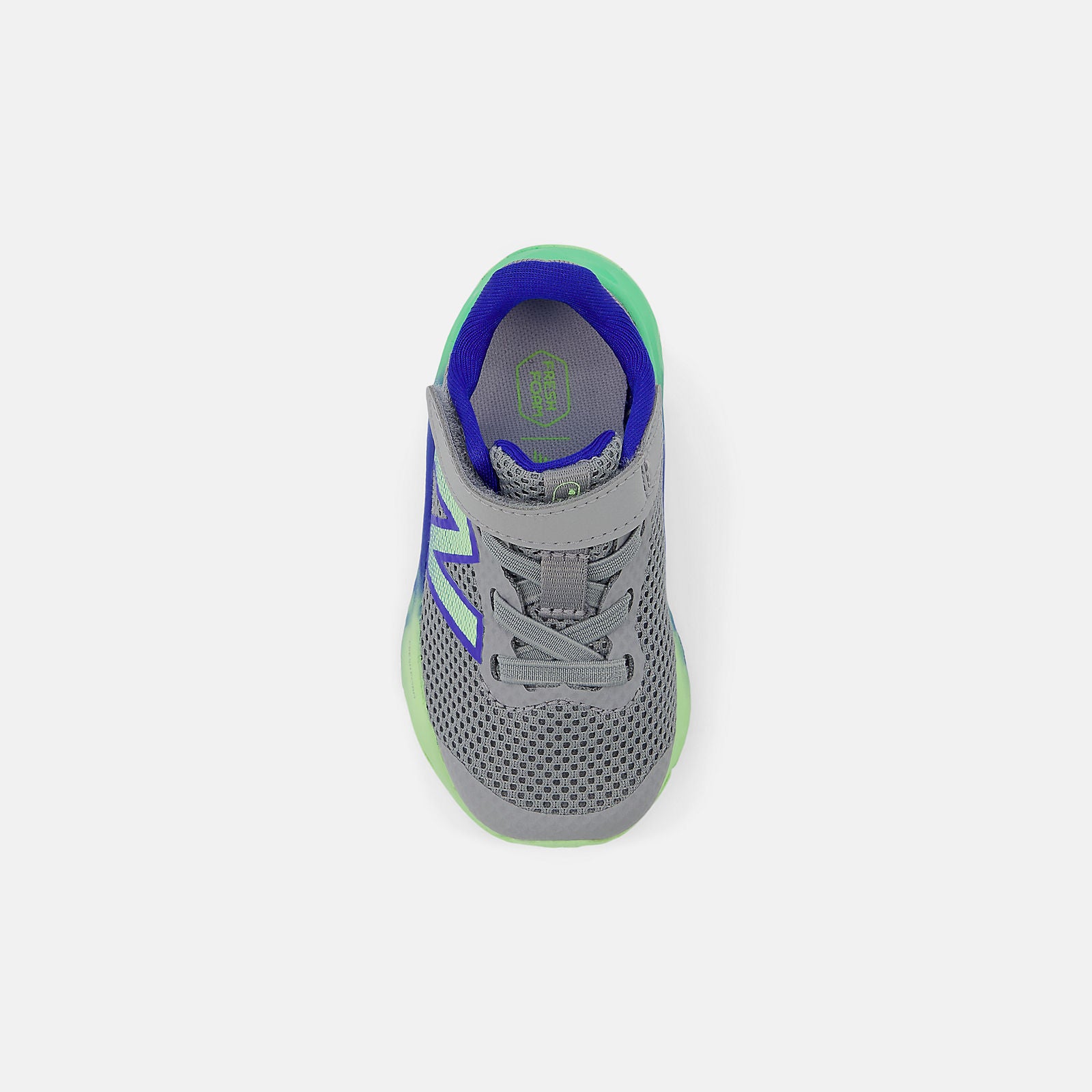 New Balance Fresh Foam Arishi v4 Kids Running Shoes – Grey/Blue (Bungee Lace)