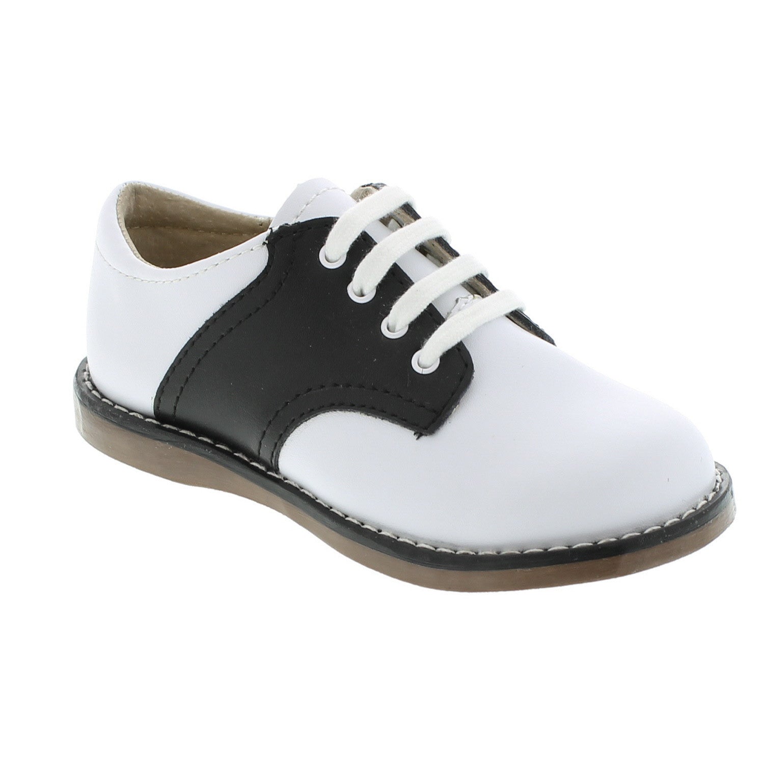 Cheer - White & Black Saddle by Footmates - Ponseti's Shoes