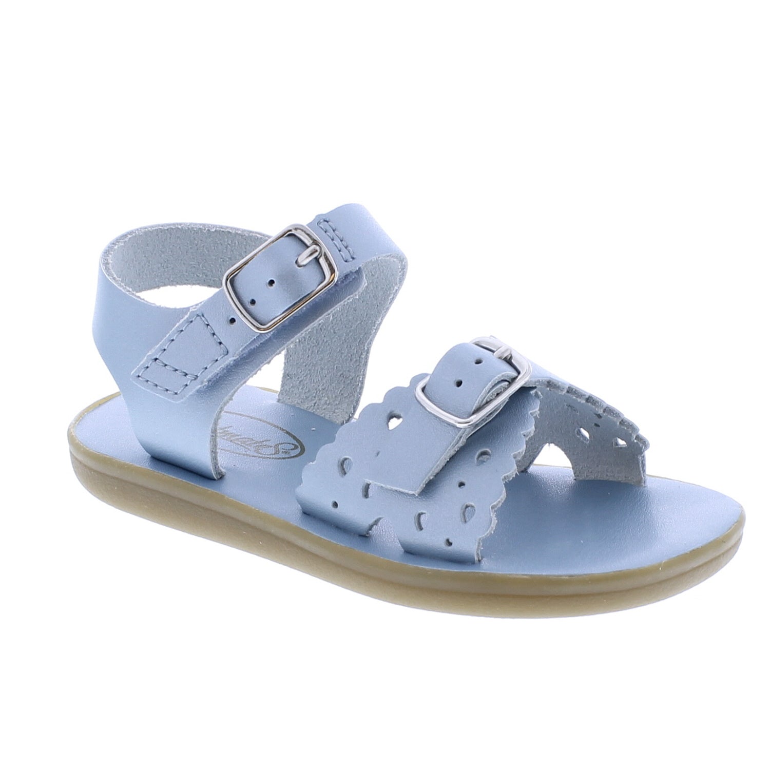 Eco-Ariel Velcro Blue Pearl Sandal – Lightweight & Stylish Kids’ Summer Shoe