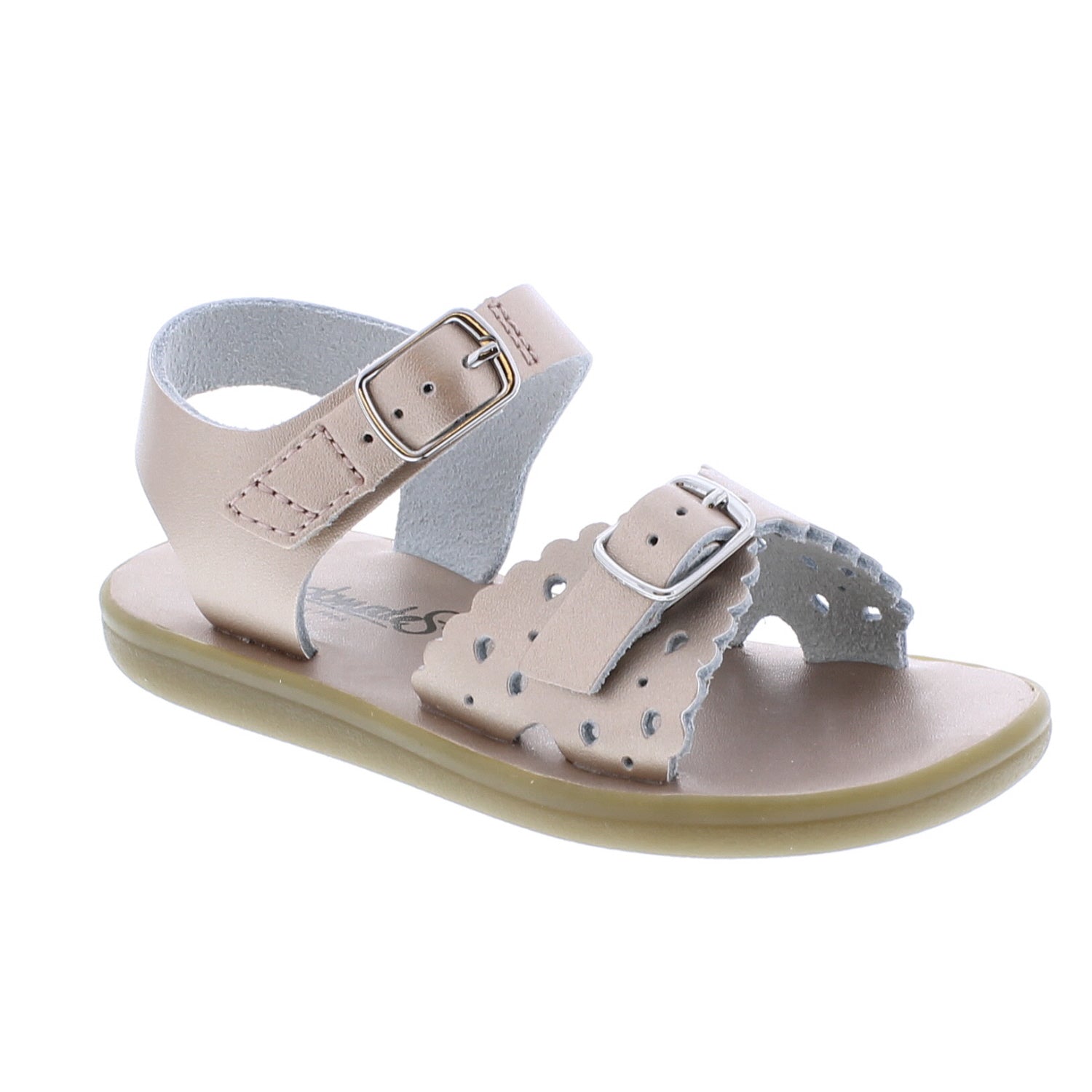 Eco-Ariel Velcro Rose Gold Sandal – Lightweight, Durable & Eco-Friendly Kids’ Shoe