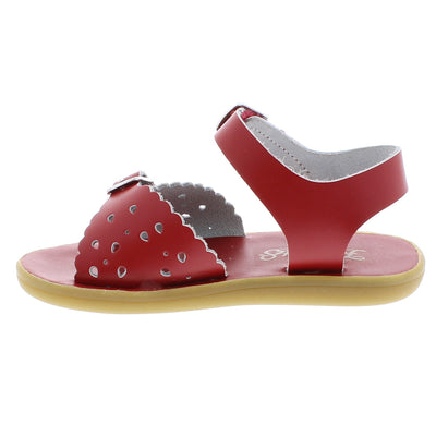 Eco-Ariel Velcro Apple Red Sandal – Durable & Comfortable Kids’ Summer Shoe