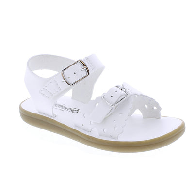 Eco-Ariel Velcro White Sandal – Lightweight & Stylish Kids’ Summer Shoe