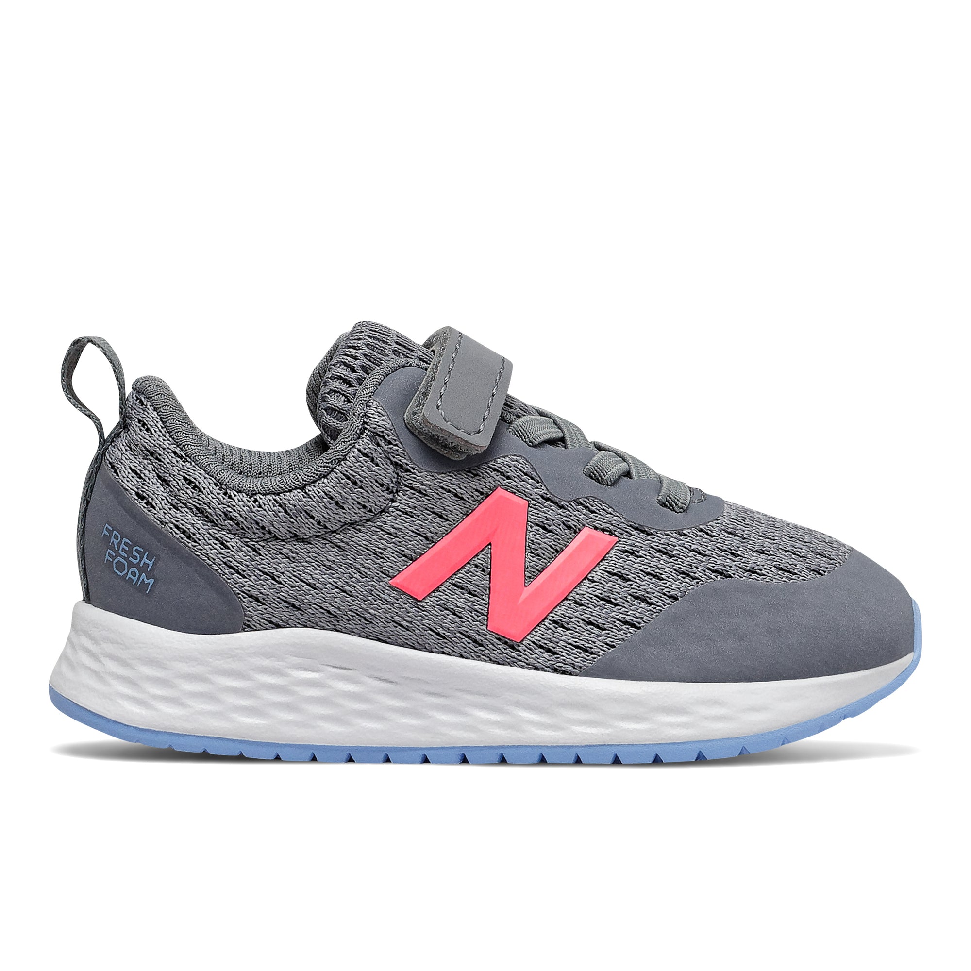 Fresh Foam Arishi - Gunmetal with Tahitian Pink & Team Carolina by New Balance - Ponseti's Shoes