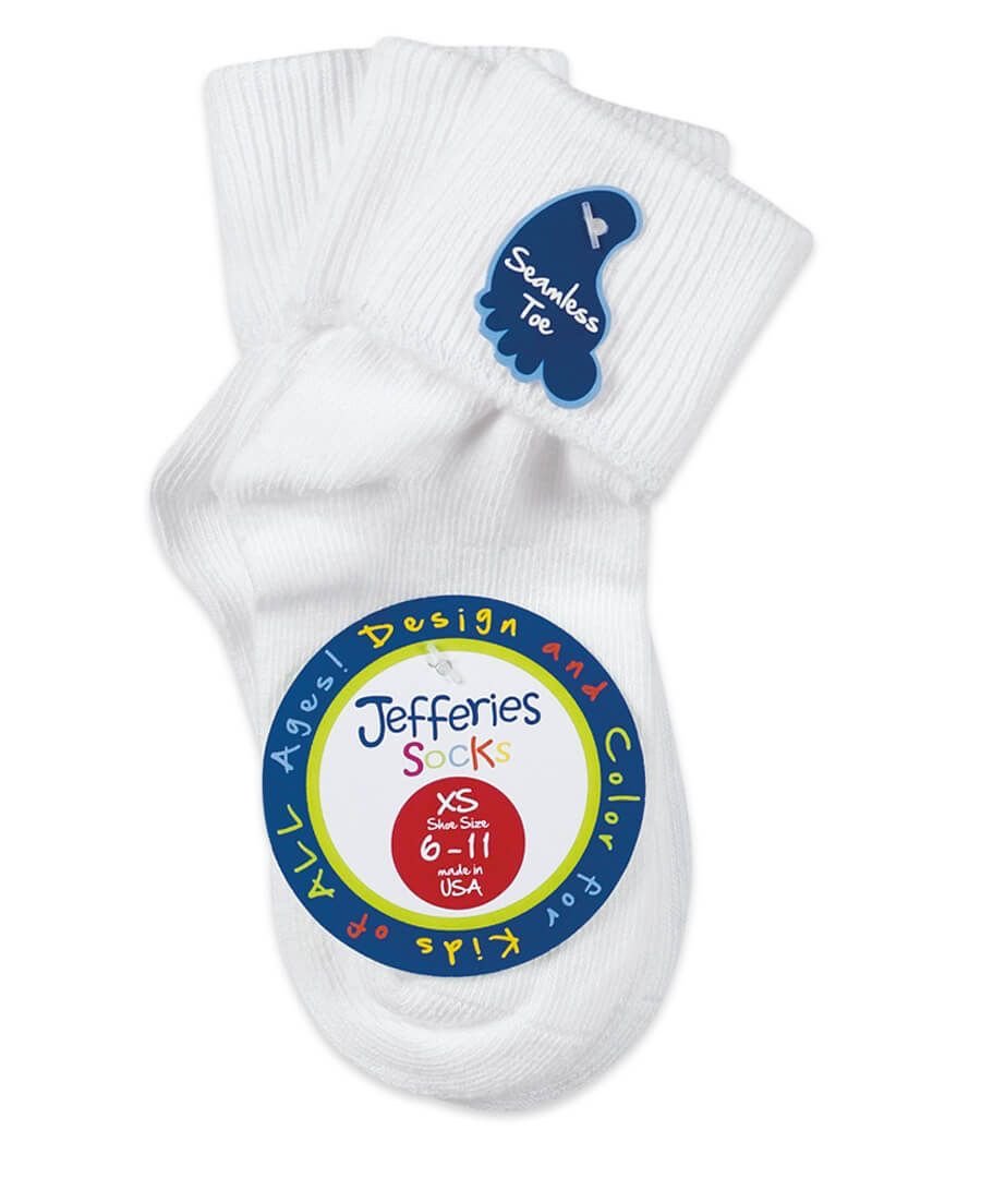 Turn Cuff Socks - 3 per pack