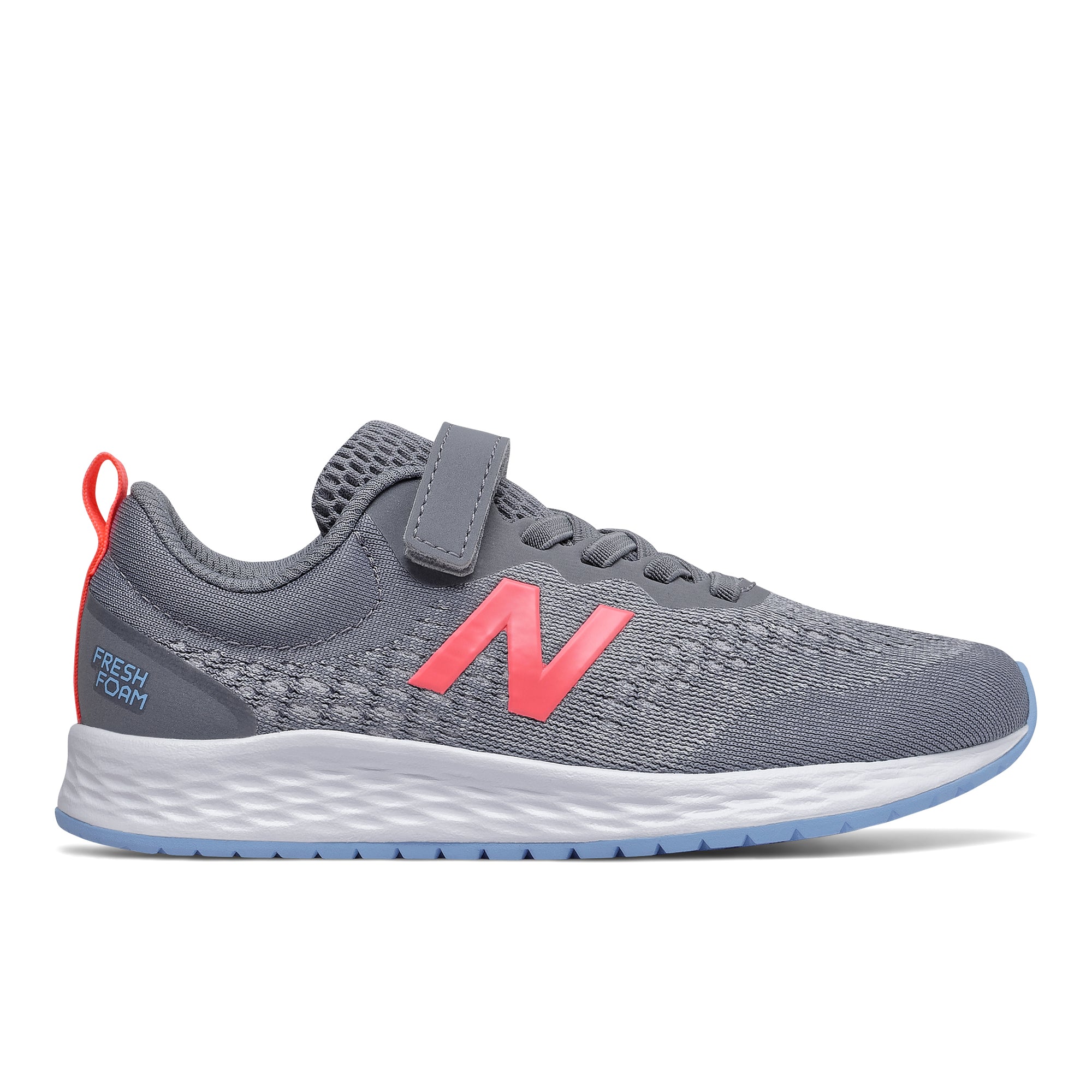 Fresh Foam Arishi - Gunmetal with Tahitian Pink & Team Carolina by New Balance - Ponseti's Shoes