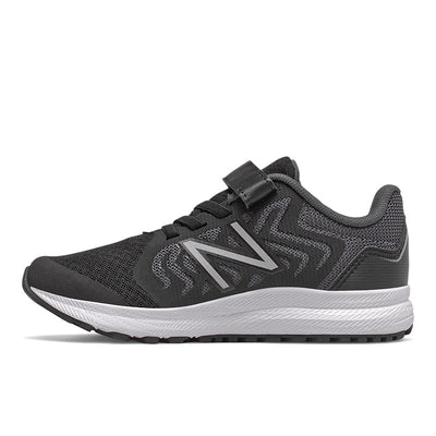 New Balance 519 - Boys Black / Magnet by New Balance - Ponseti's Shoes