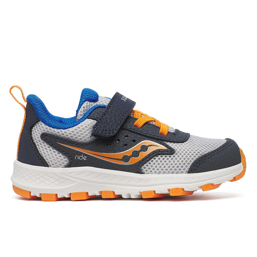 Saucony Ride JR – Navy Grey Peel (Little Kid)