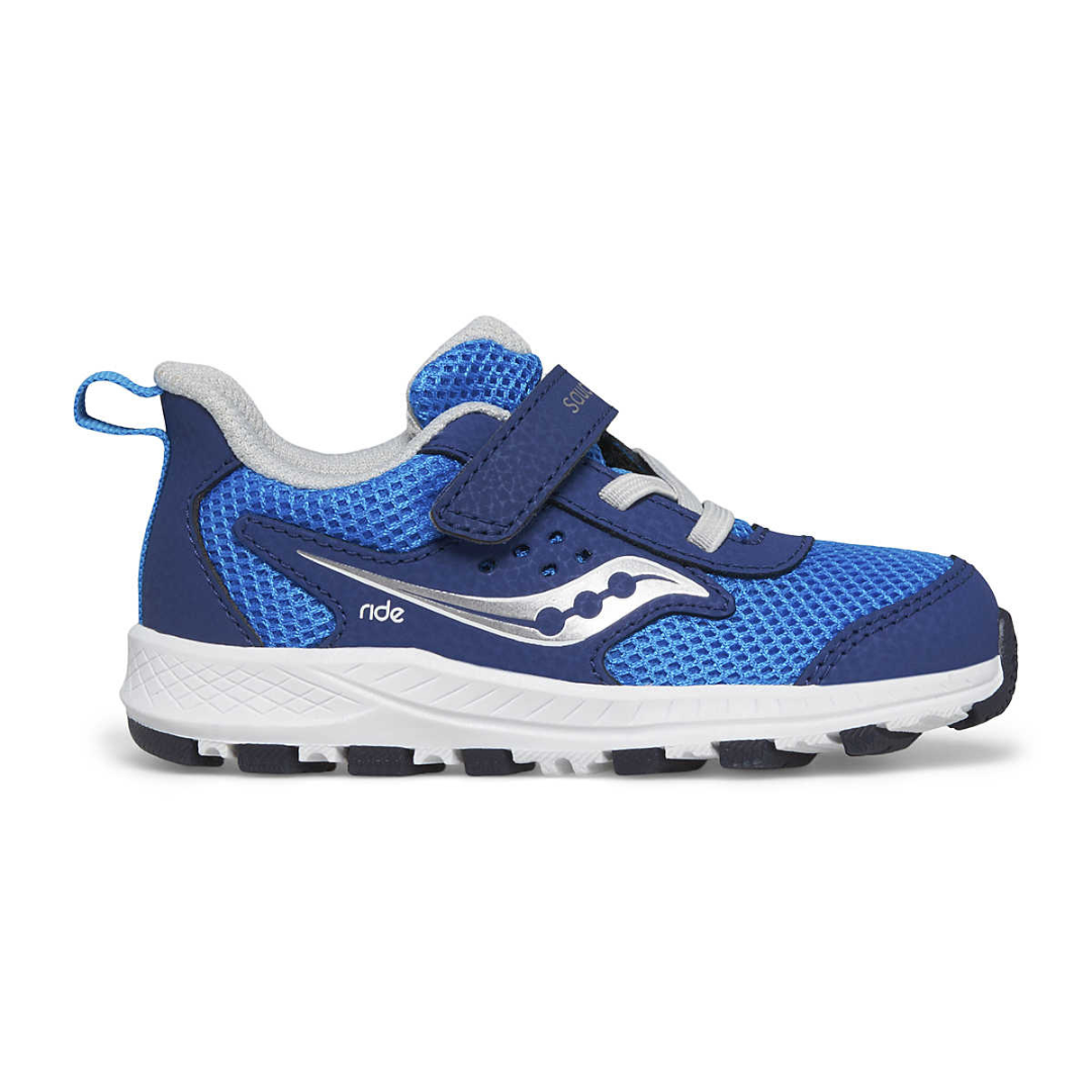 Saucony Ride JR – Blue/Silver (Little Kid)