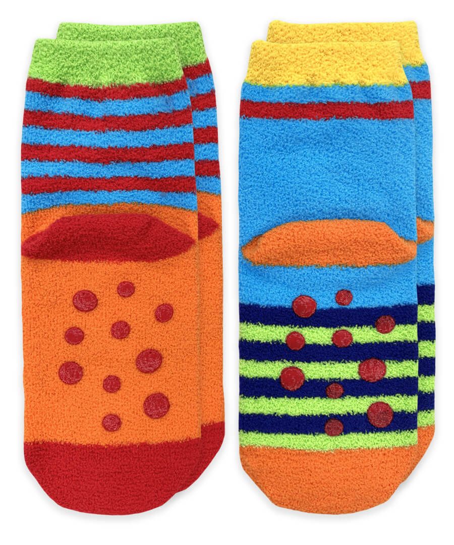 Happy Socks Kids Anti Slip Monsters 2-Pack Happy Socks Kids Anti Slip Monsters 2-Pack