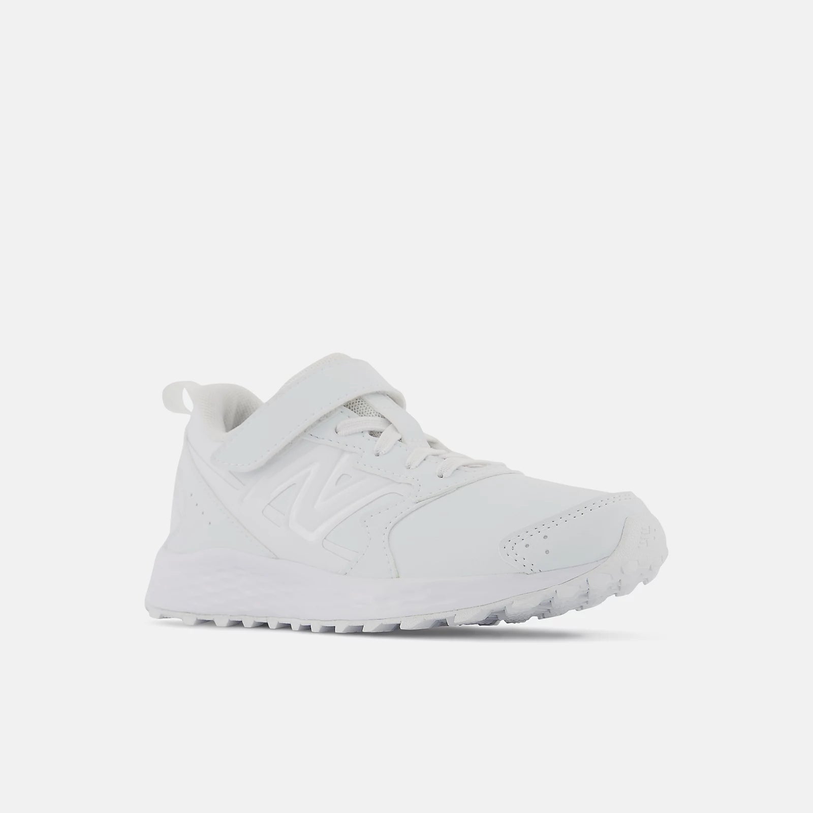 New balance white school shoes clearance