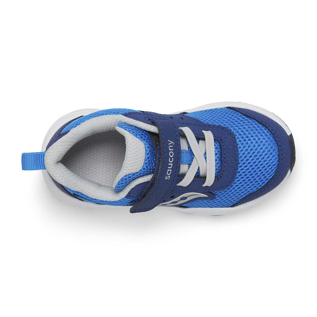 Saucony Ride JR – Blue/Silver (Little Kid)
