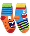 Monster Fuzzy | Non-Skid Slipper Socks - 2 Pair Pack