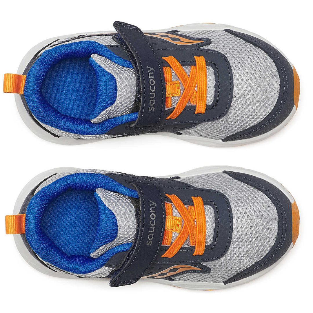 Saucony Ride JR – Navy Grey Peel (Little Kid)