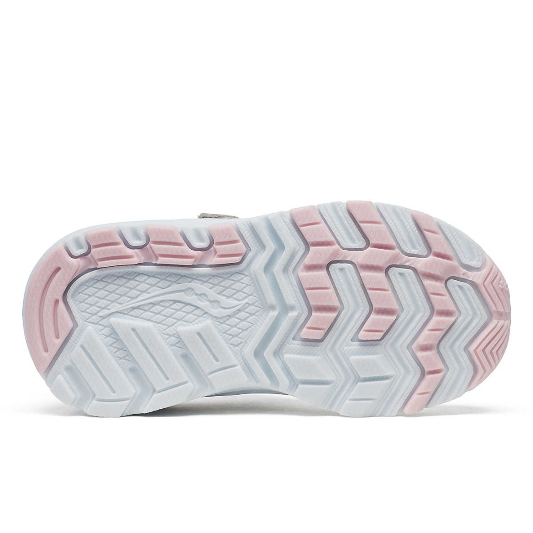 Saucony Ride JR – Silver/Pink (Little Kid)