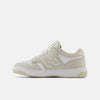 New Balance 480 Timberwolf/White Kids' Shoes - Side View