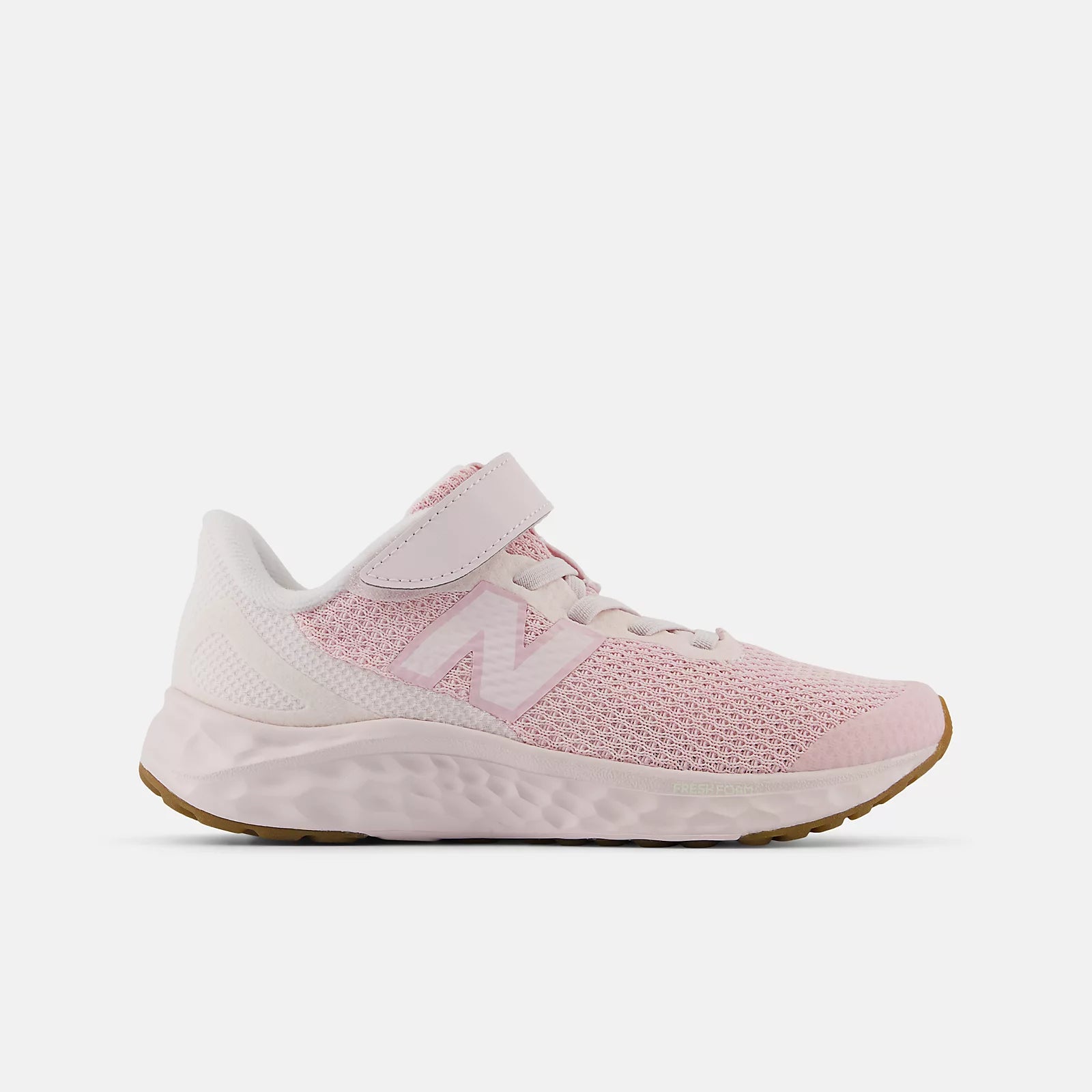 New Balance Arishi v4 Pink Kids' Shoes - Side View
