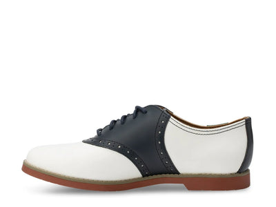 Sadie Saddle Shoe – Navy/White