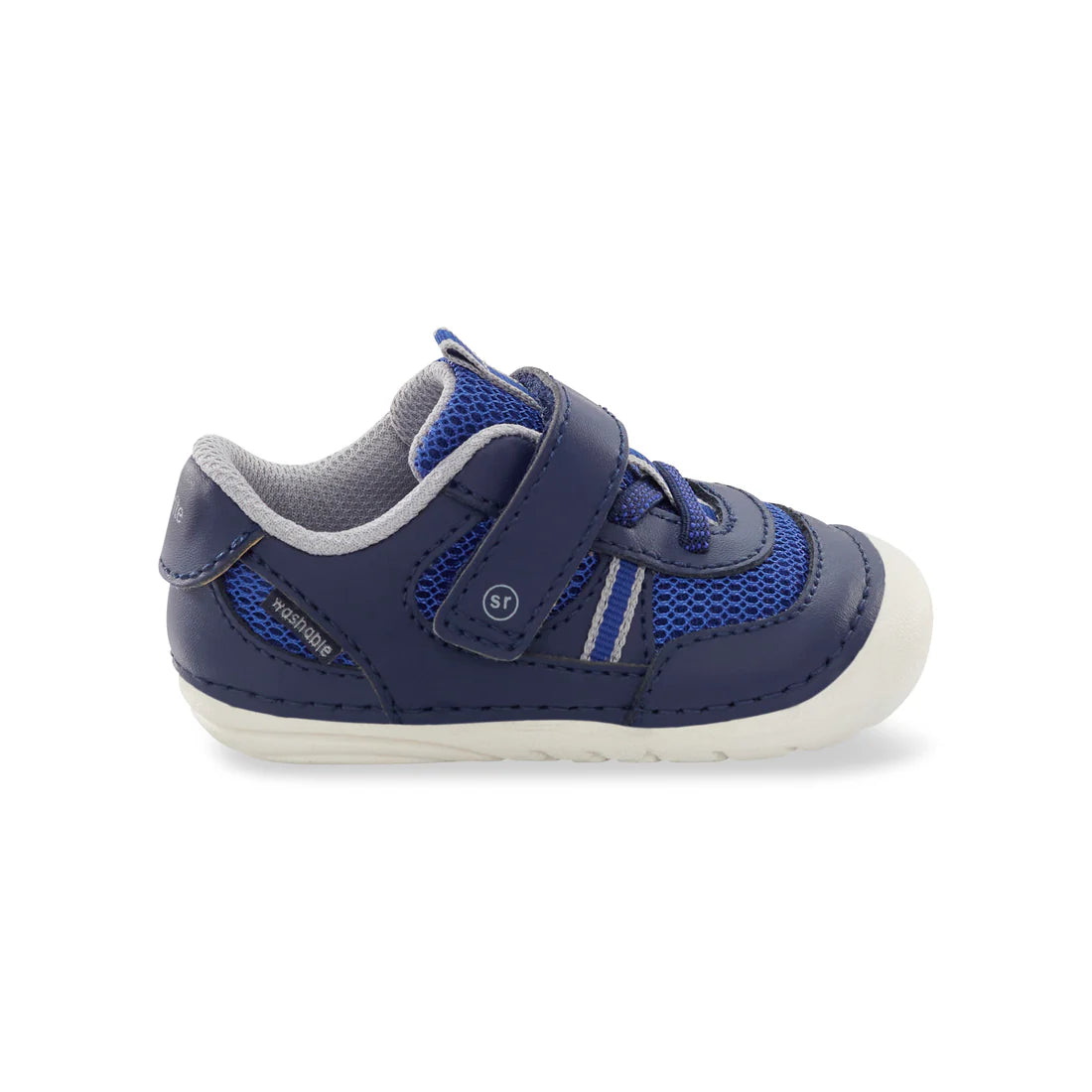 Stride Rite Apollo Blue Sneakers for Kids - Detail of Mesh Upper
