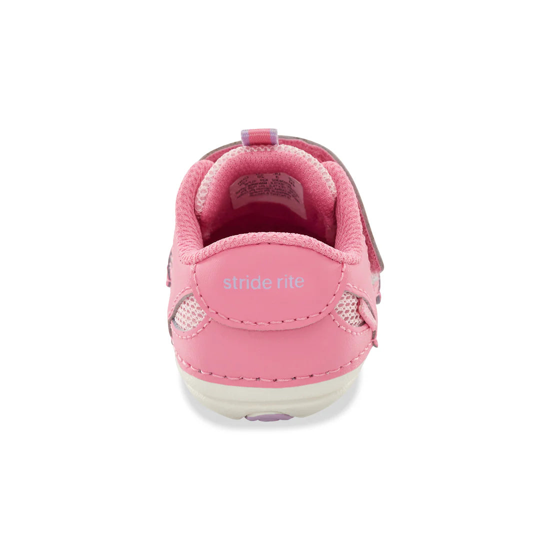 Stride Rite Apollo Pink Sneakers for Kids - Back View