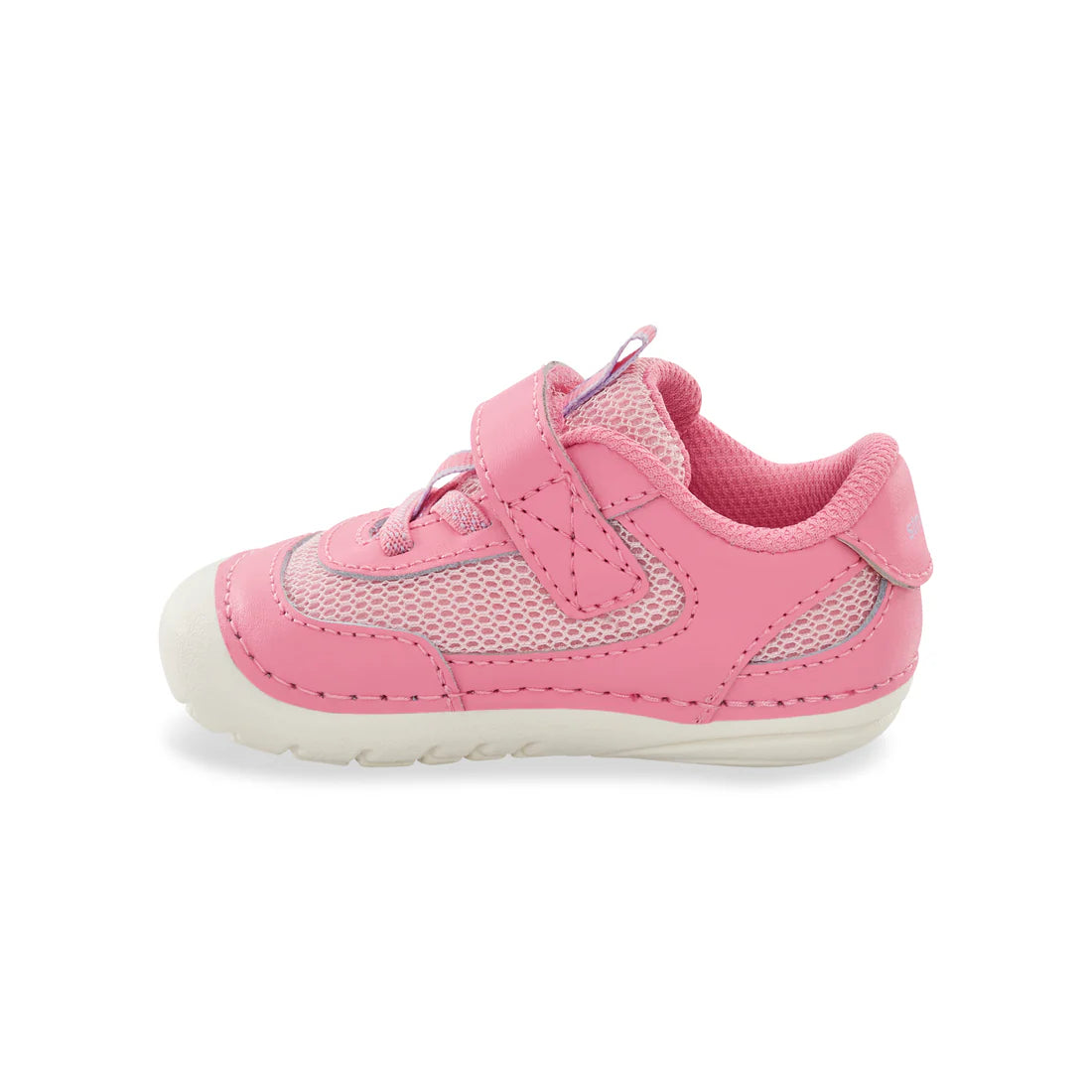 Stride Rite Apollo Pink Sneakers for Kids - Detail of Mesh Upper