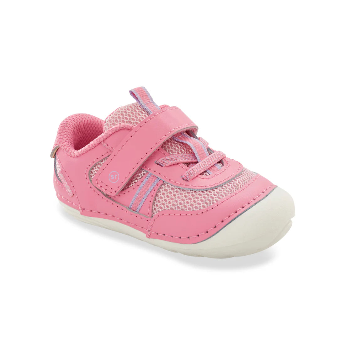 Stride Rite Apollo Pink Sneakers for Kids - Side View