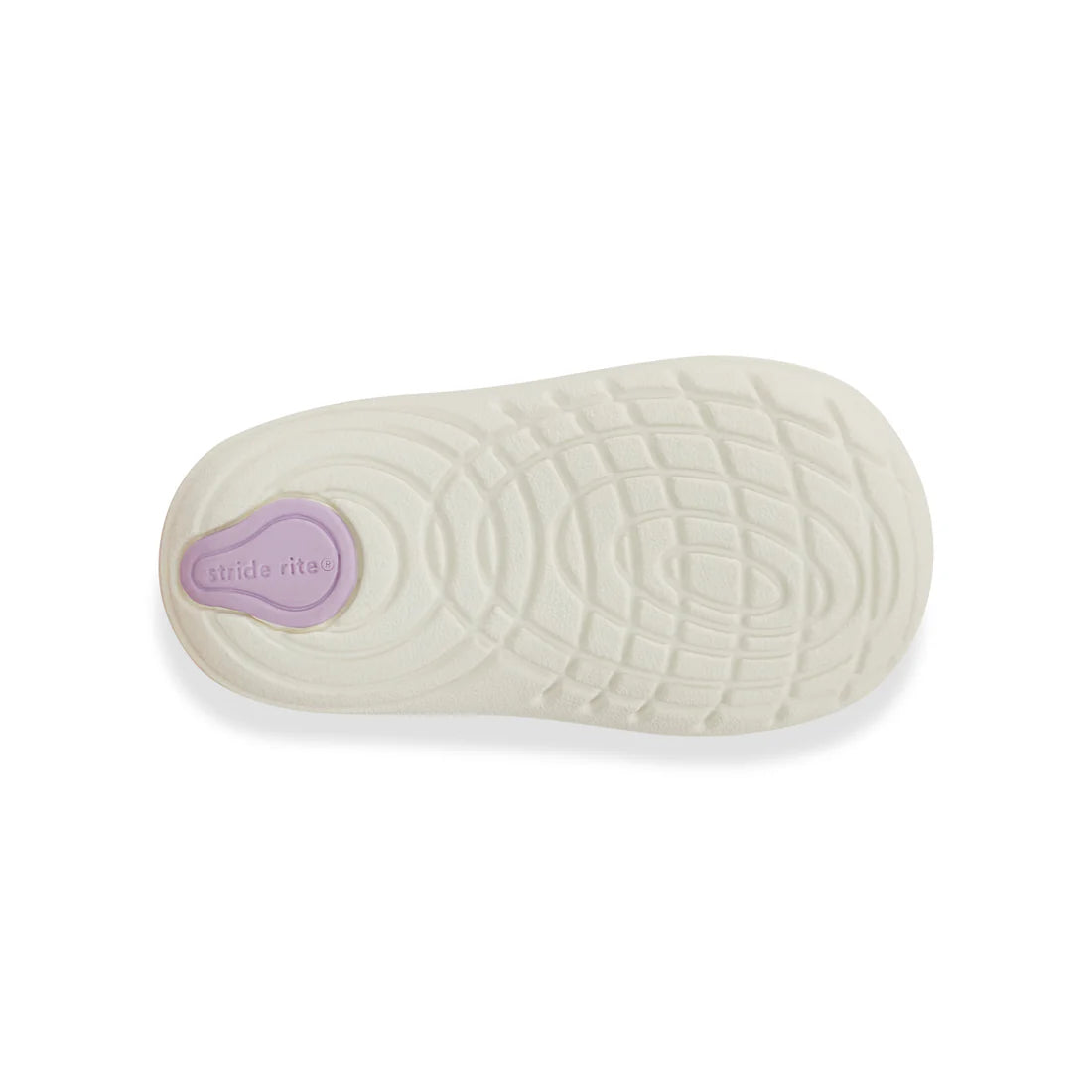 Stride Rite Apollo Pink Sneakers for Kids - Close-up of Sole
