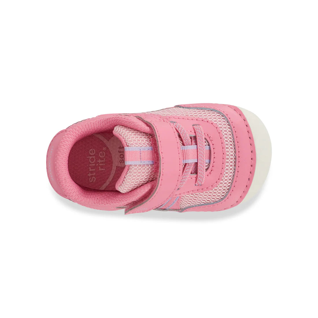 Stride Rite Apollo Pink Sneakers for Kids - Top View