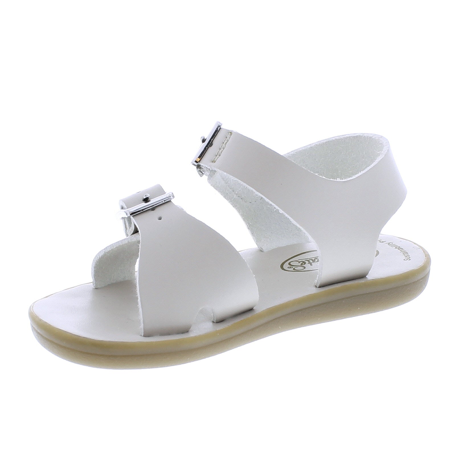 Eco-Tide Velcro Ecru Waterproof Sandal – Durable & Lightweight Kids’ Summer Shoe