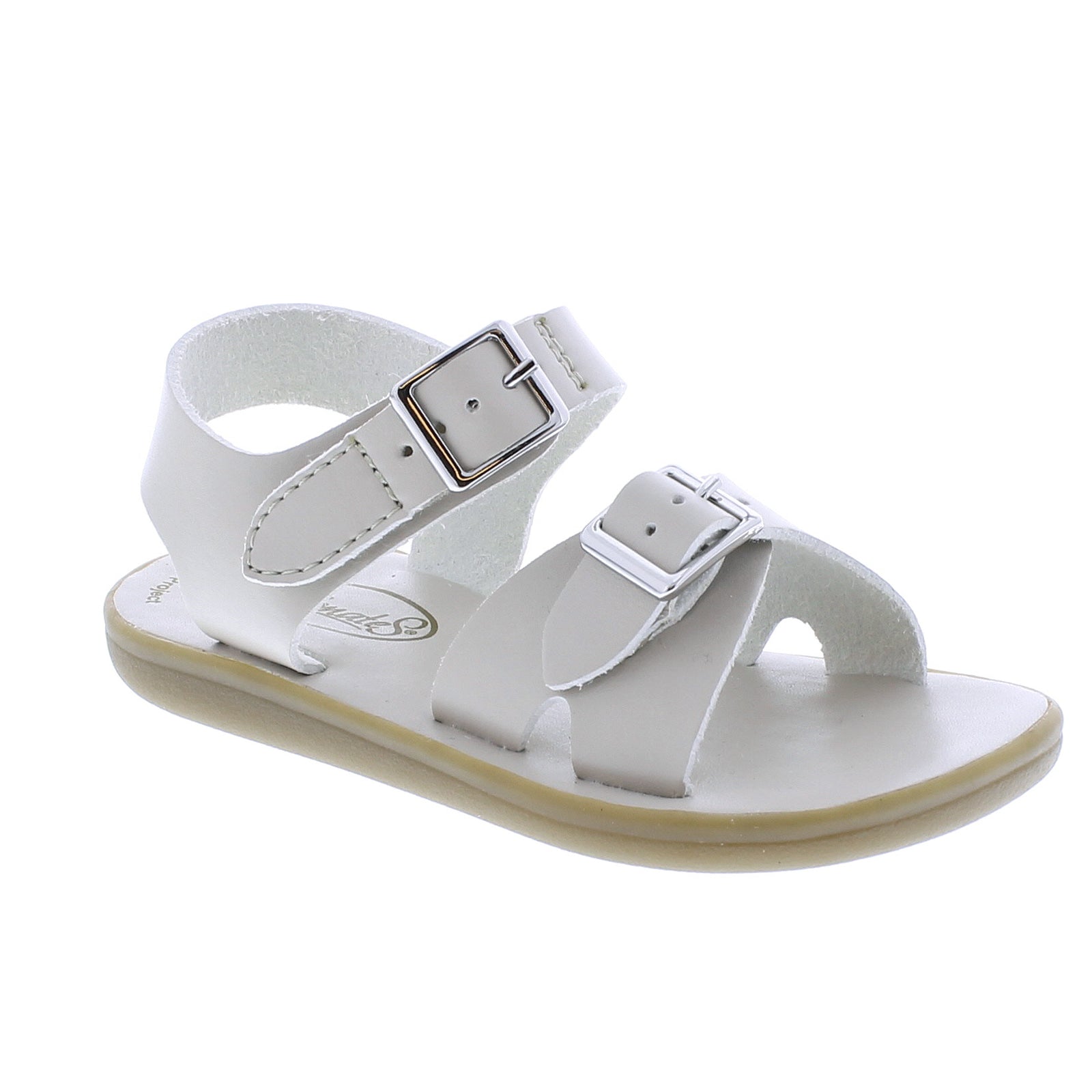 Eco-Tide Velcro Ecru Waterproof Sandal – Durable & Lightweight Kids’ Summer Shoe