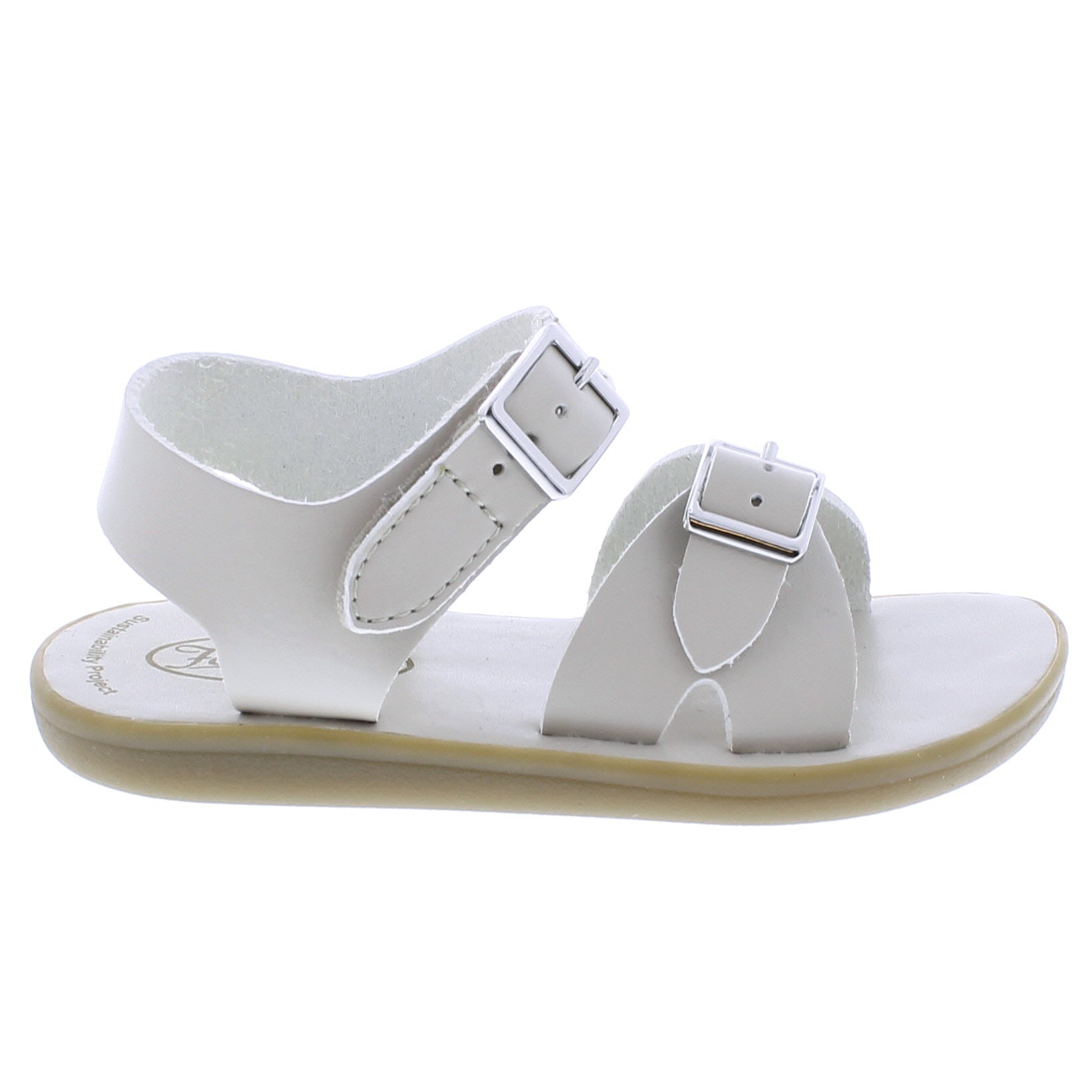 Eco-Tide Velcro Ecru Waterproof Sandal – Durable & Lightweight Kids’ Summer Shoe