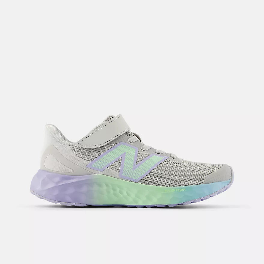 New Balance Fresh Foam Arishi H&L Grey Purple (Big Kid)