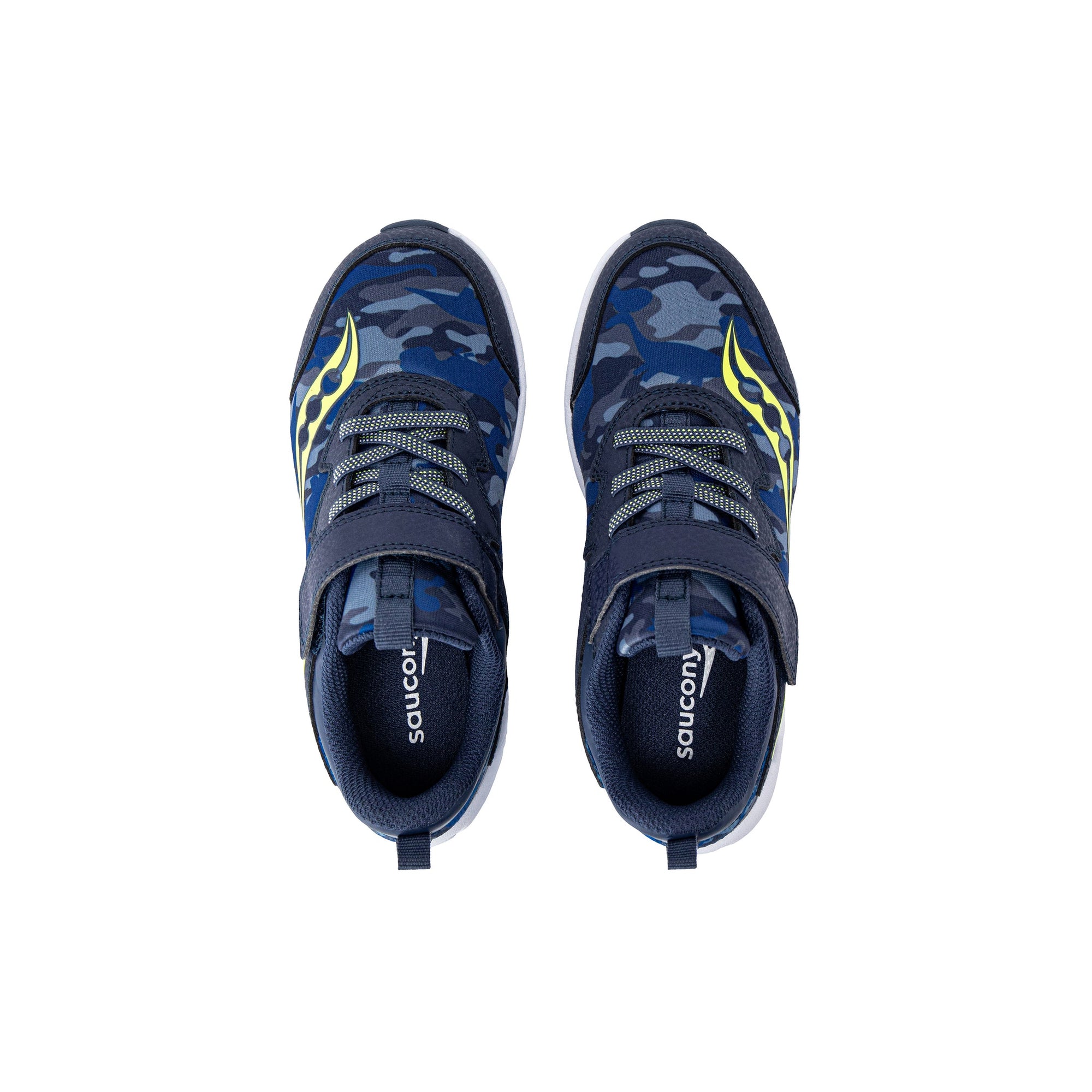 Saucony Flash LE – Navy/Lime - Ponseti's Shoes