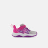 Rave Run v2 | Bungee Lace with Top Strap | Grey w. Purple