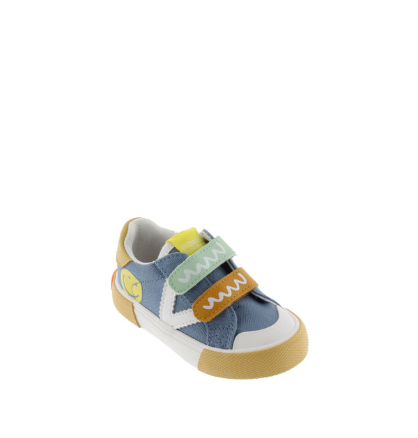 VICTORIA SNEAKER MULTI VELCROS NIÑA VETA KIDS 1 151100 CELESTE VIC184