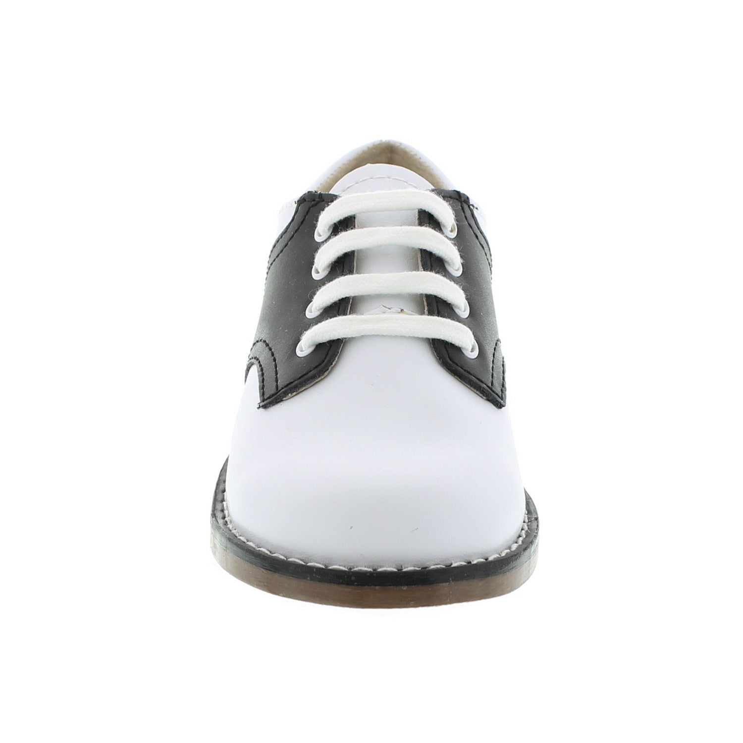 Cheer White Black Saddle by Footmates Ponseti's Shoes
