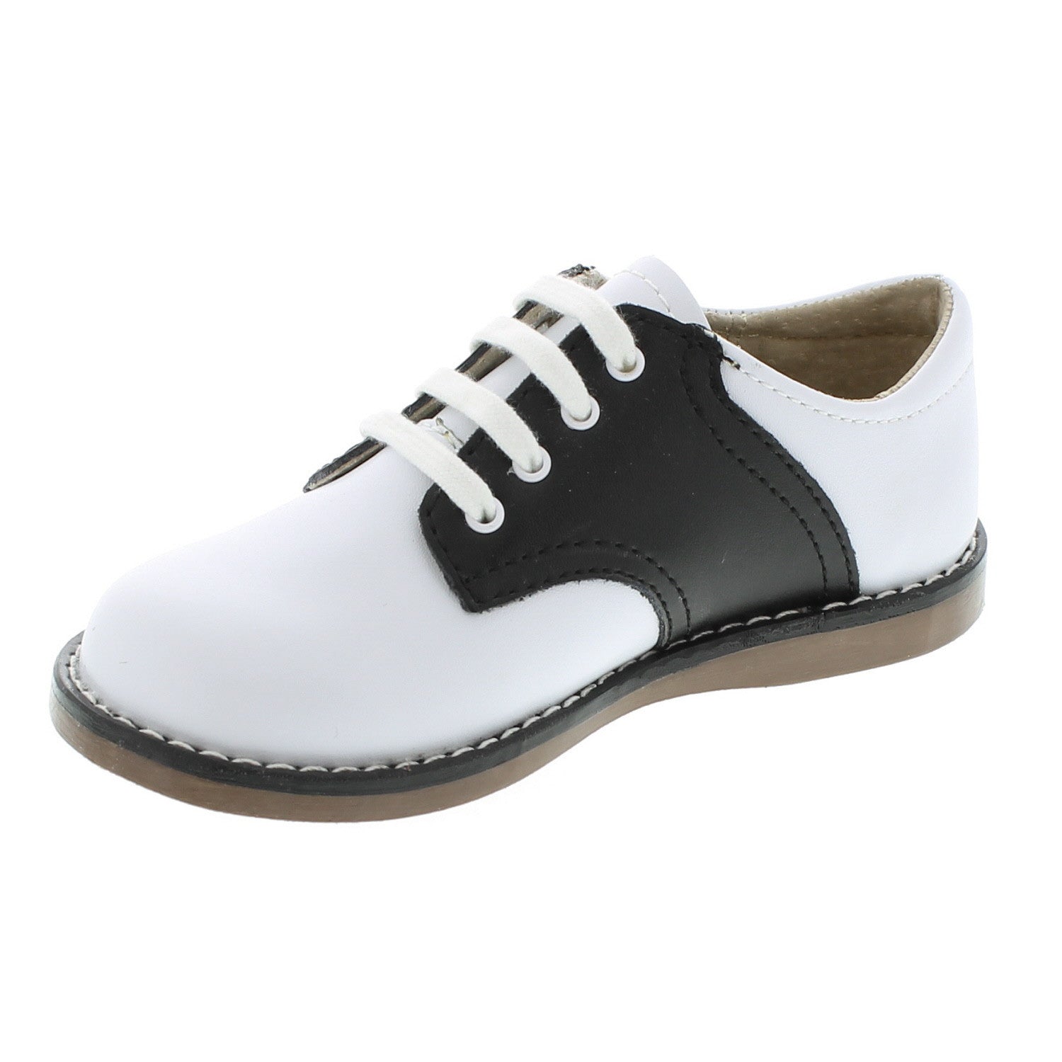Cheer - White & Black Saddle by Footmates - Ponseti's Shoes