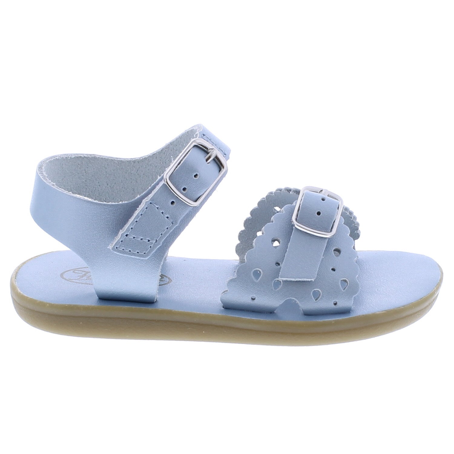 Eco-Ariel Velcro Blue Pearl Sandal – Lightweight & Stylish Kids’ Summer Shoe