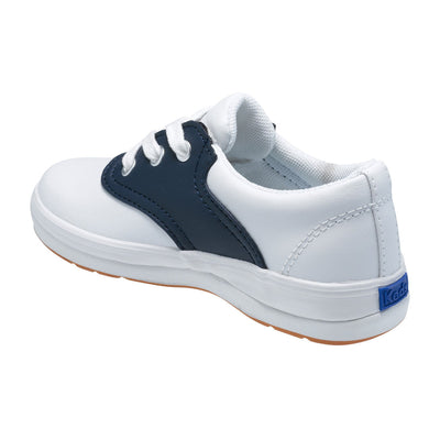 School Days - White & Navy by Keds - Ponseti's Shoes