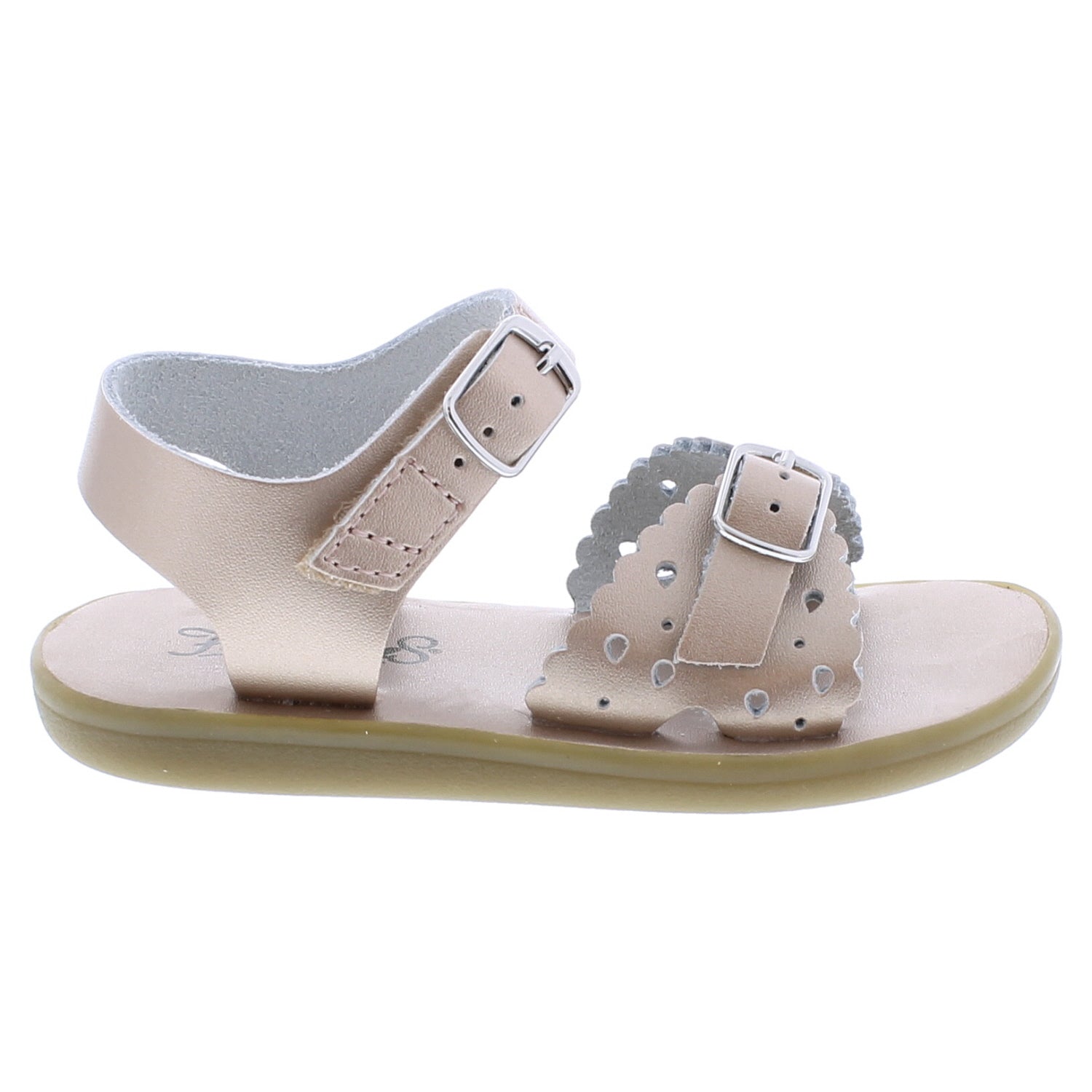 Eco-Ariel Velcro Rose Gold Sandal – Lightweight, Durable & Eco-Friendly Kids’ Shoe