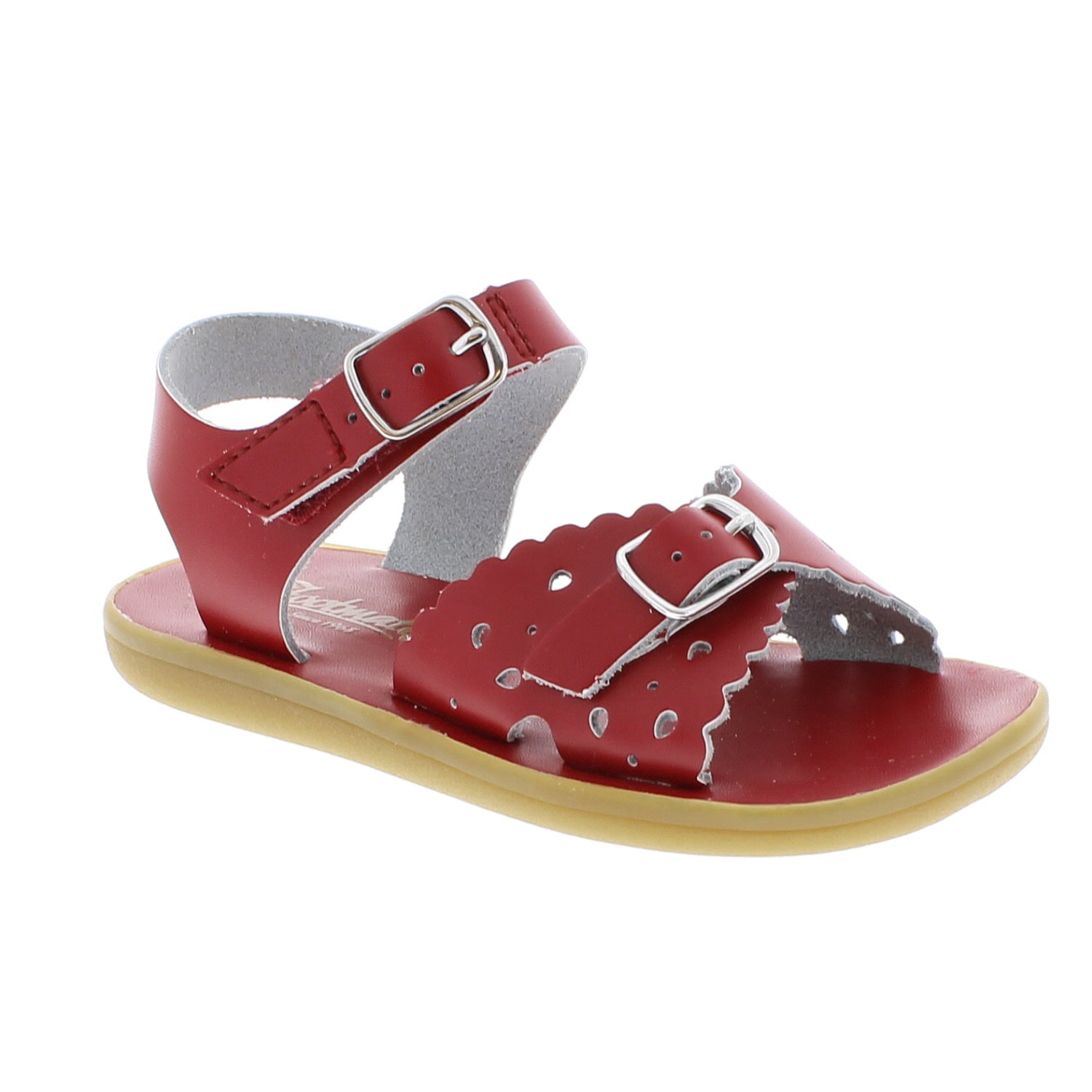 Eco-Ariel Velcro Apple Red Sandal – Durable & Comfortable Kids’ Summer Shoe