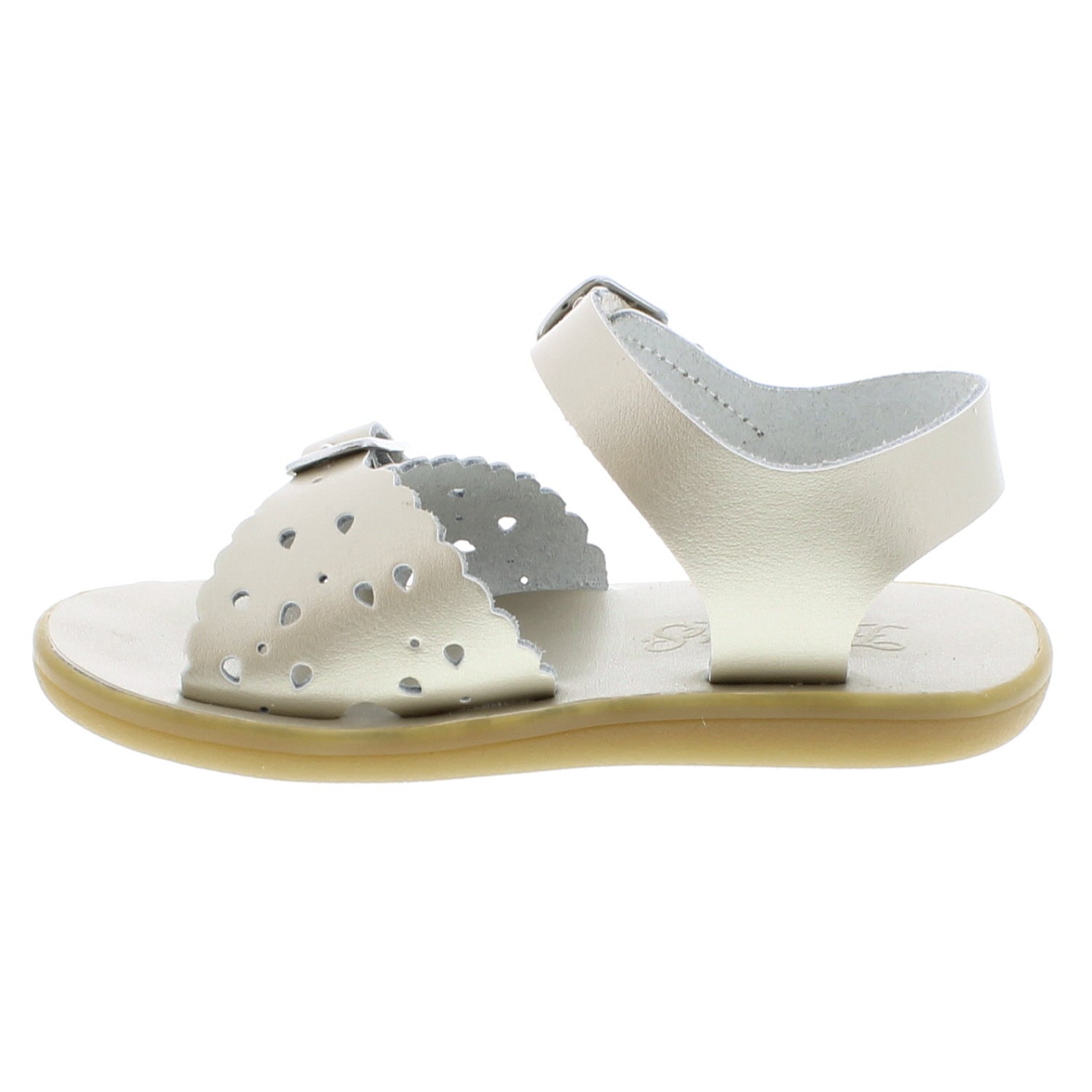 Eco-Ariel Velcro Soft Gold Sandal – Stylish, Comfortable & Durable Kids’ Sandal
