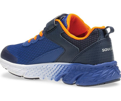 Wind Velcro- Navy by Saucony - Ponseti's Shoes