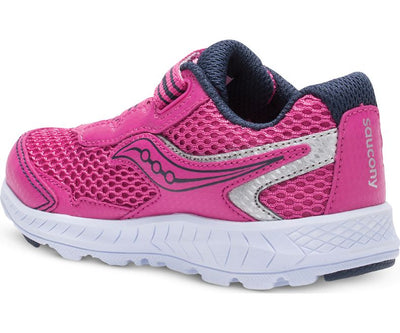 Ride 10 Jr - Pink/Silver by Saucony - Ponseti's Shoes