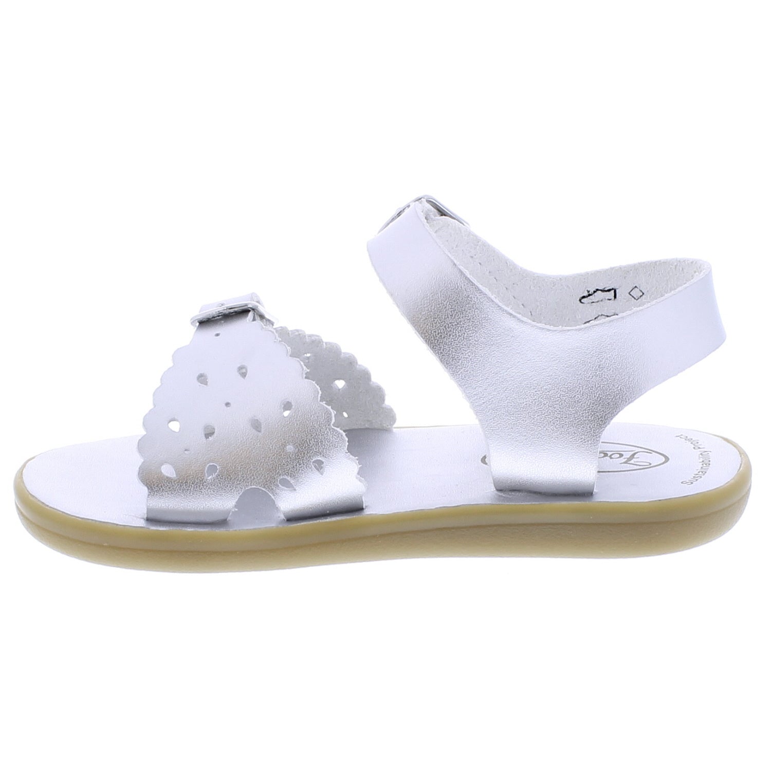 Eco-Ariel Velcro Silver Sandal – Stylish, Durable & Comfortable Summer Shoe for Kids