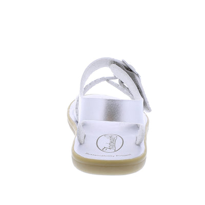 Eco-Ariel Silver Waterproof Velcro Sandal