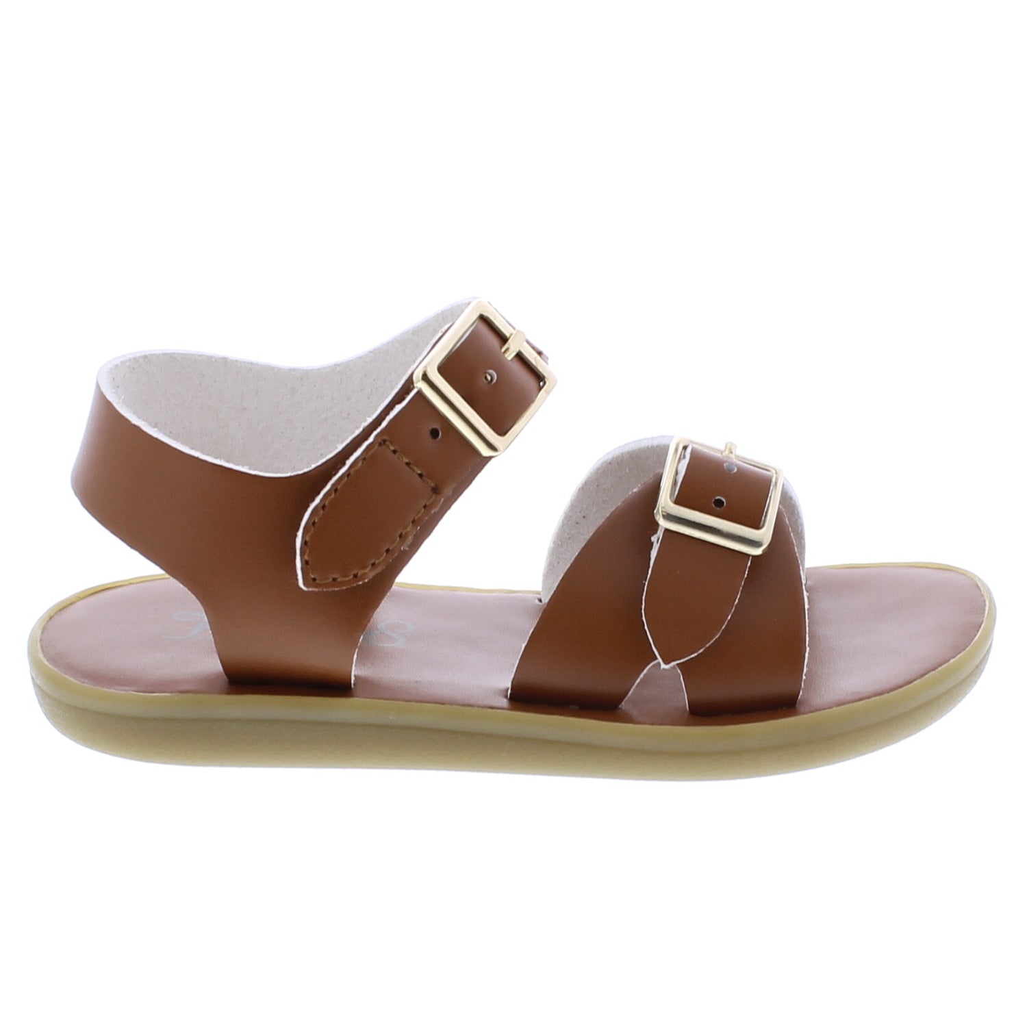 Salt Water Original Kid Sandals - Tan - Hook & Loop Velcro Closure!