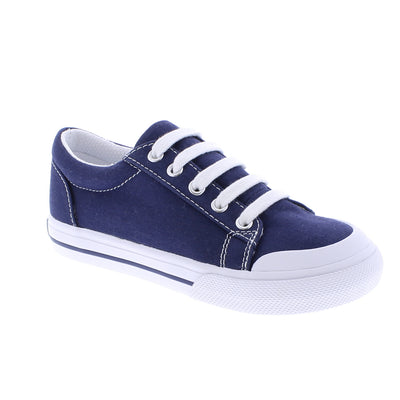 Taylor - Navy Canvas, Lace