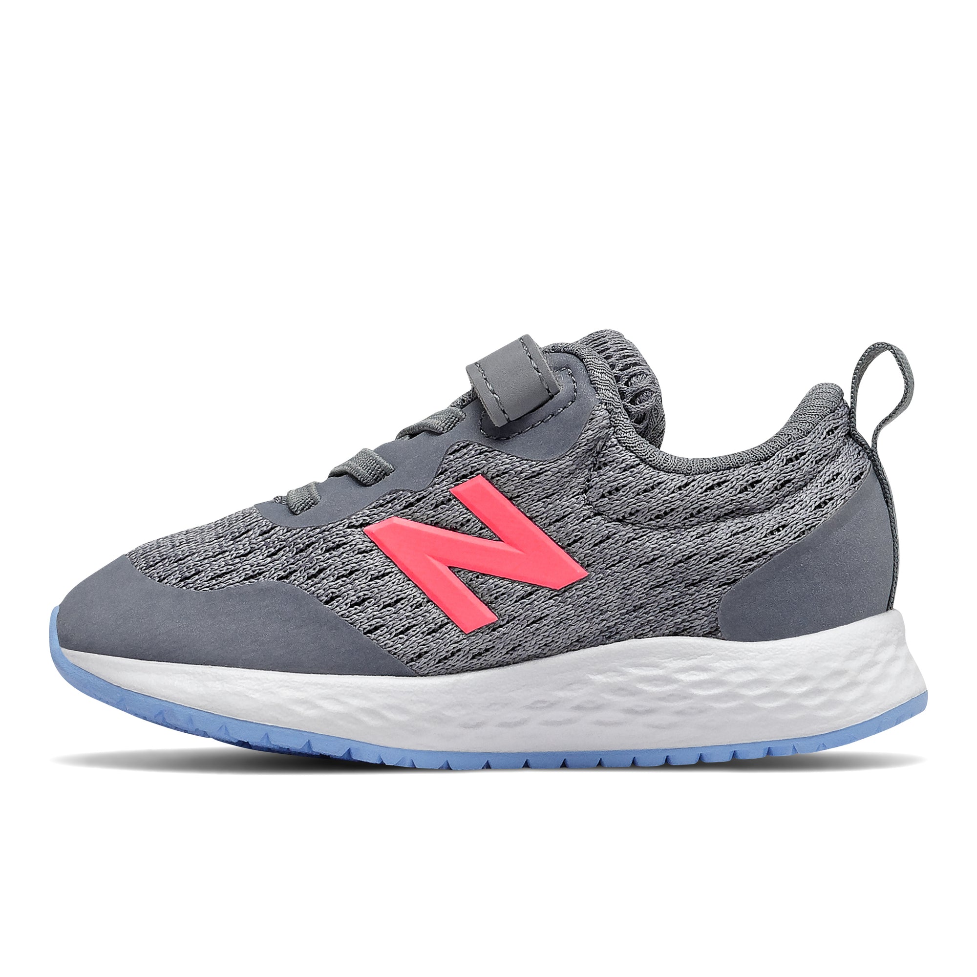 Fresh Foam Arishi - Gunmetal with Tahitian Pink & Team Carolina by New Balance - Ponseti's Shoes
